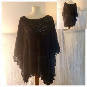 Passion Concept Black Swim Cover Up Size Large